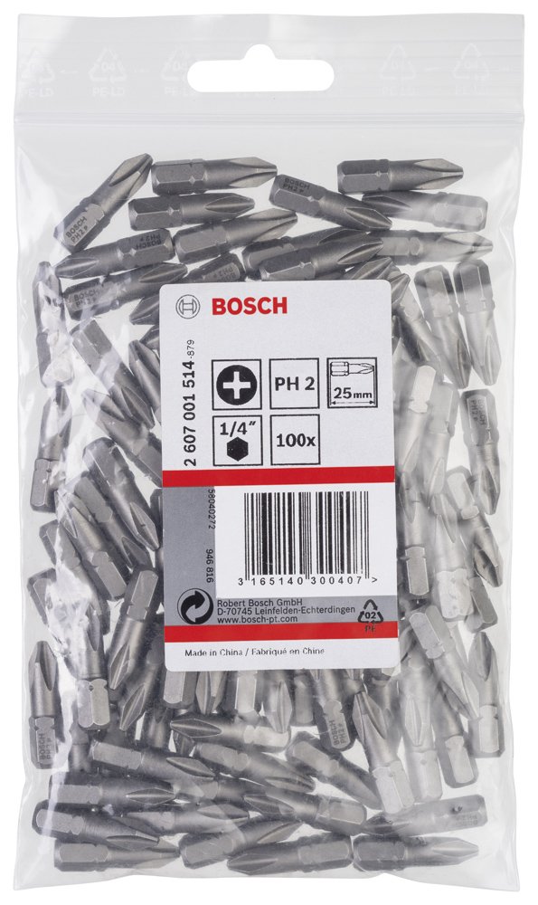 Bosch ExtraHard Vidalama Ucu PH2*25 mm 100 lü