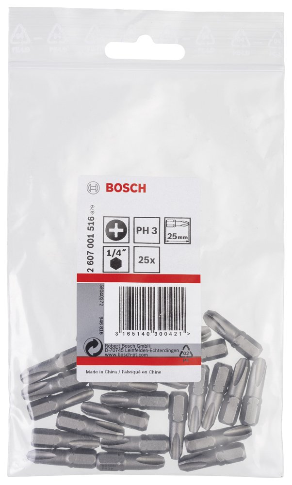 Bosch ExtraHard Vidalama Ucu PH3*25 mm 25 li