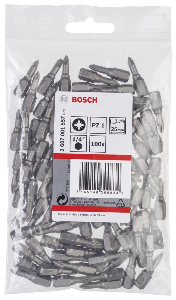 Bosch ExtraHard Vidalama Ucu PZ1*25 mm 100 lü