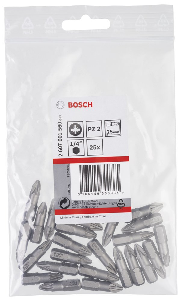 Bosch ExtraHard Vidalama Ucu PZ2*25 mm 25 li