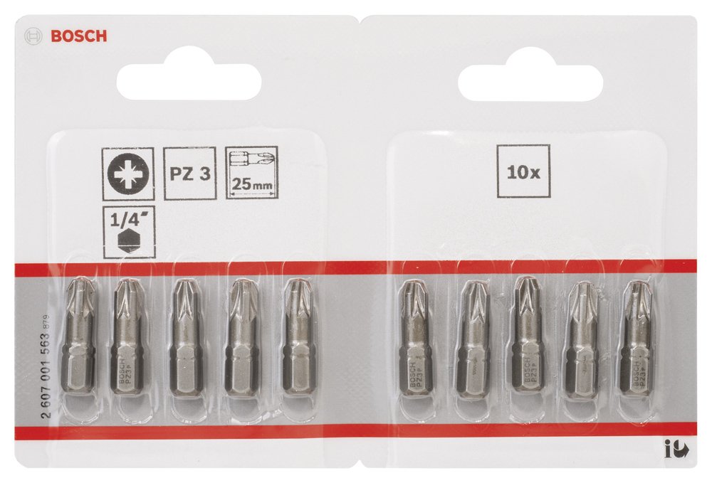 Bosch ExtraHard Vidalama Ucu PZ3*25 mm 10 lu