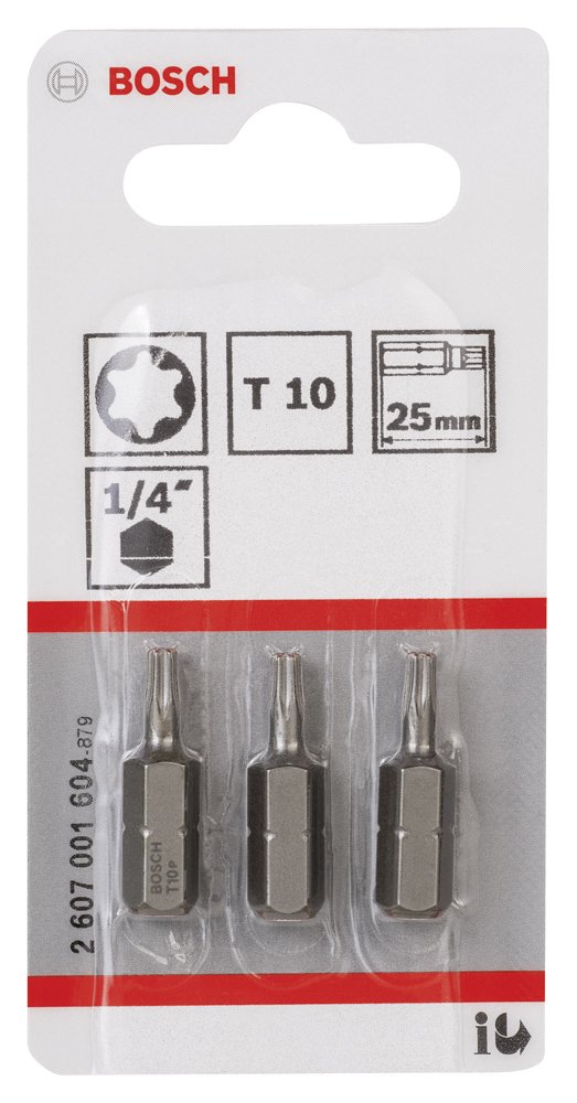 Bosch ExtraHard Vidalama Ucu T10*25 mm 3 lü