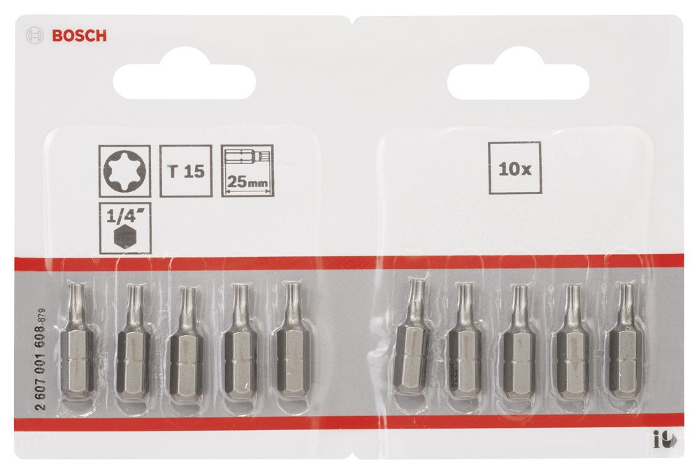 Bosch ExtraHard Vidalama Ucu T15*25 mm 10 lu