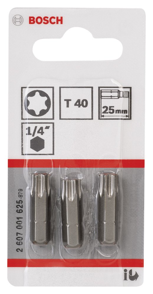 Bosch ExtraHard Vidalama Ucu T40*25 mm 3 lü
