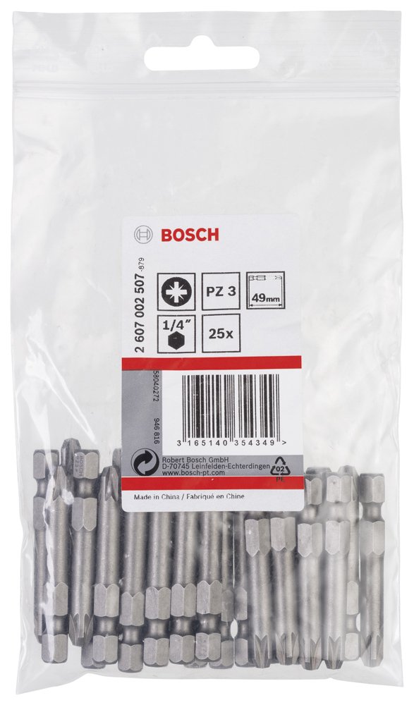 Bosch ExtraHard Vidalama Ucu PZ3*49 mm 25 li