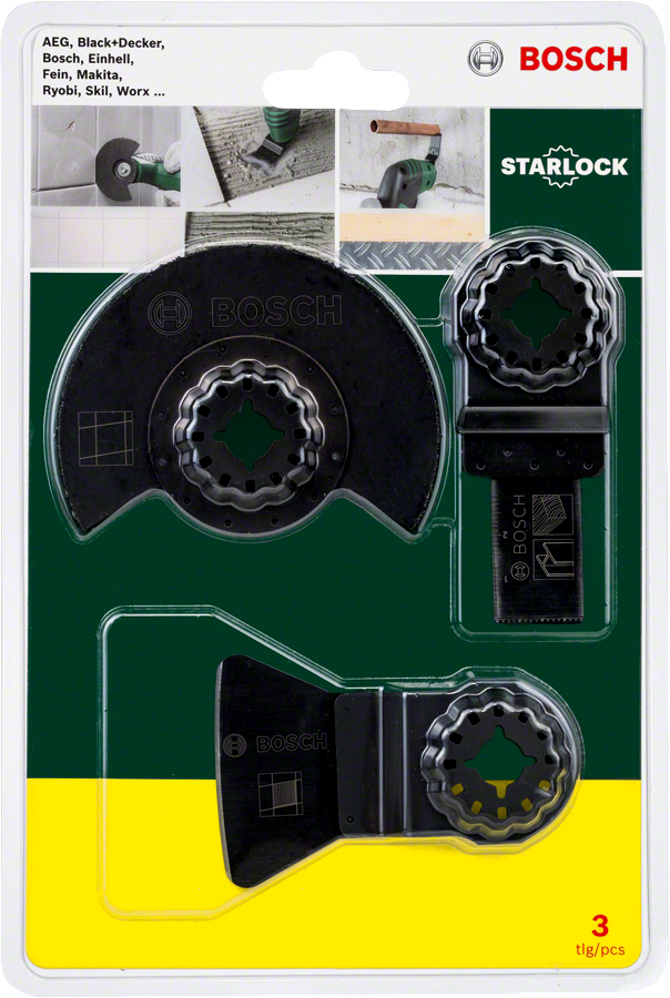 Bosch DIY-P Starlock Testere Seramik Seti 3 lü