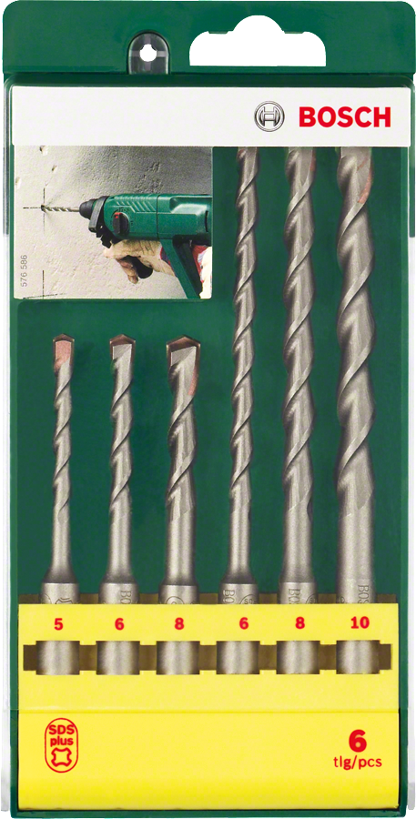 Bosch DIY-P SDS-Plus K-Delici Uç 6lı Set Ø5-10