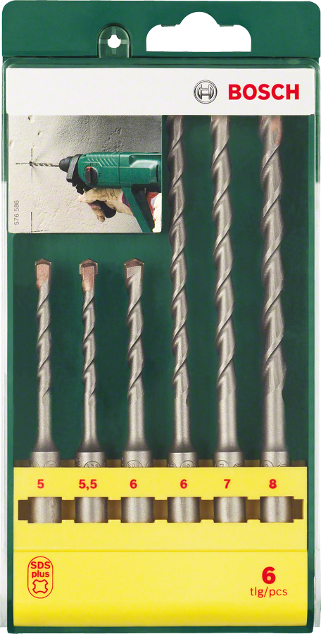 Bosch DIY-P SDS-Plus K-Delici Uç 6lı Set Ø5-8