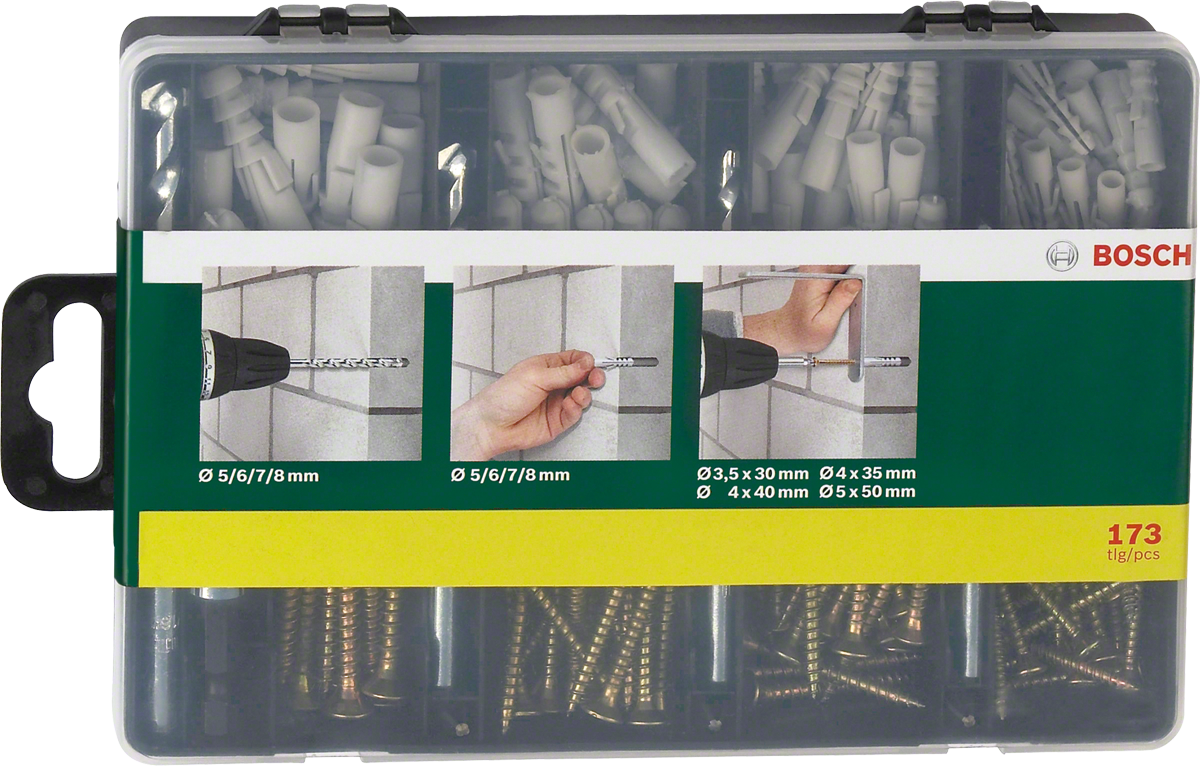 Bosch DIY-P 173 Parça Delme&Vidalama Set