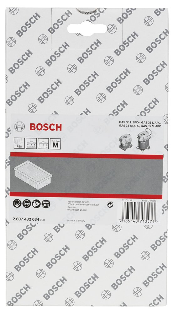 Bosch Süpürge Filtre (Kanallı) GAS35/55