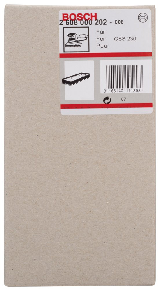 Bosch Zımpara Tabanı 93*185mm GSS230A/AE