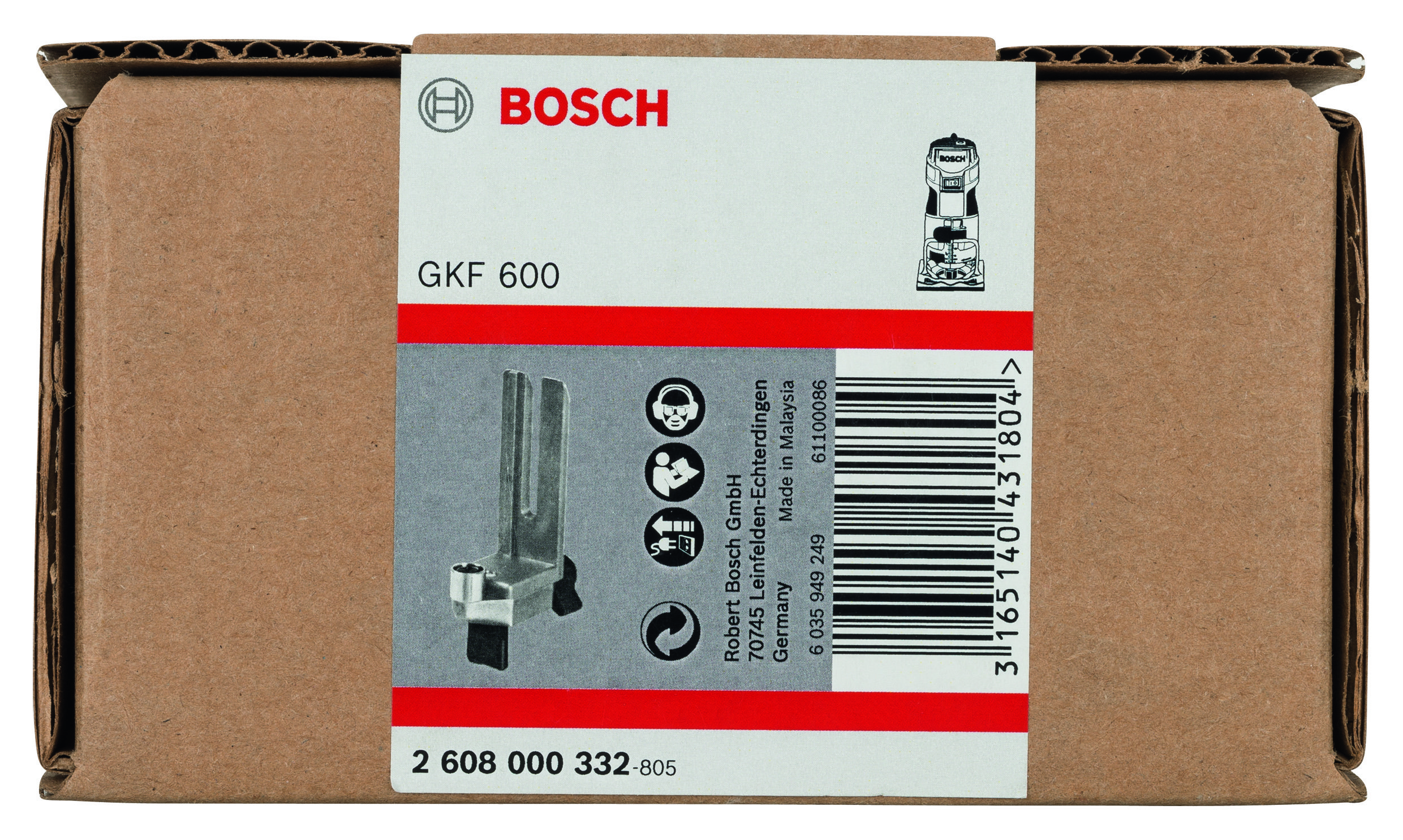 Bosch Freze GKF 600 Kılavuz