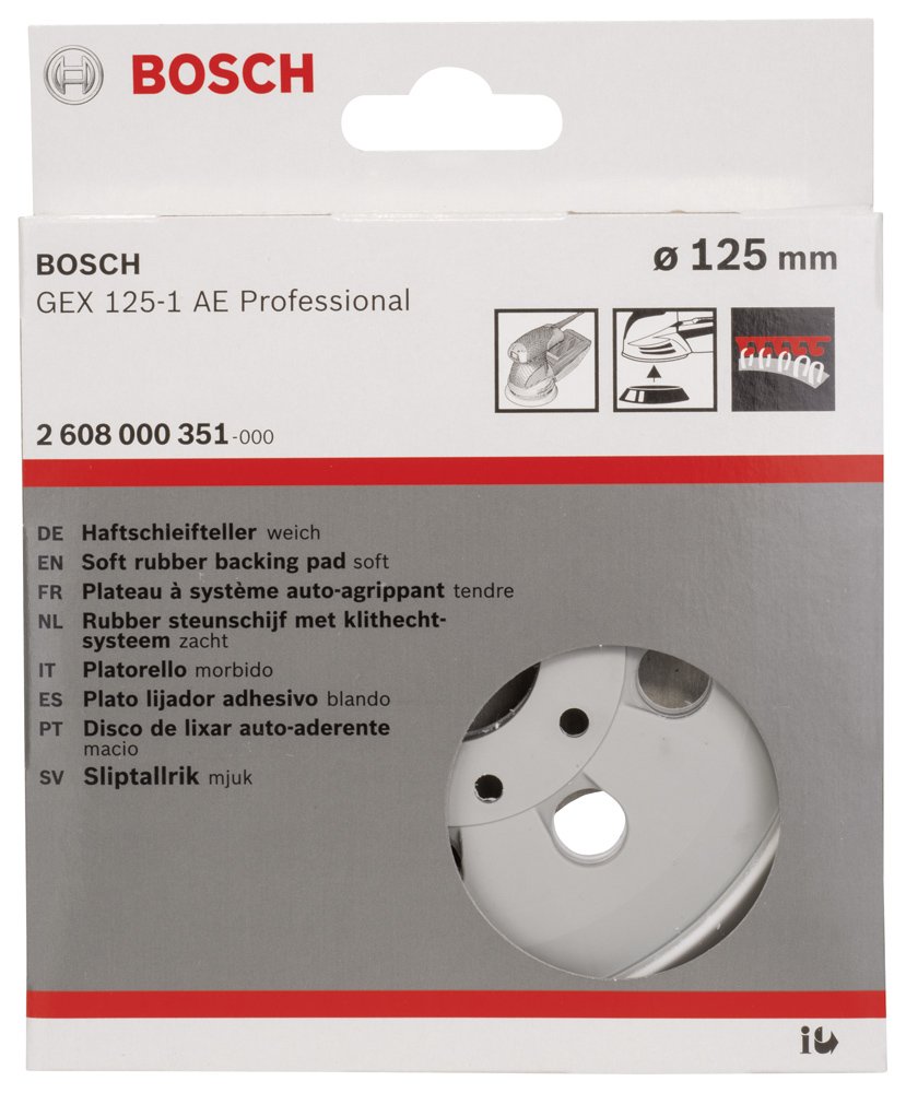 Bosch Zımpara Tabanı 8D-EY 125mm GEX125-1AE
