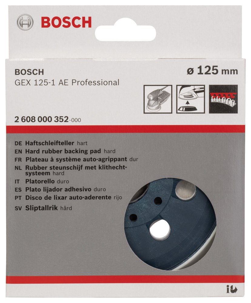 Bosch Zımpara Tabanı 8D-S 125mm GEX125-1AE
