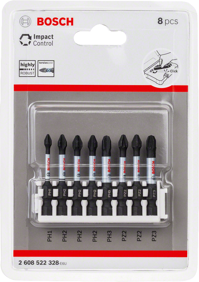 Bosch PRO Impact Vidalama Ucu PH/PZ*50mm 8 li