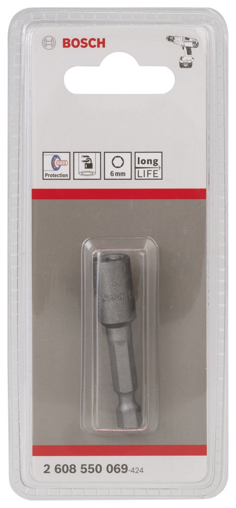 Bosch Hex Şaft Lokma Anahtar Ucu 50*6,0mm M3,5