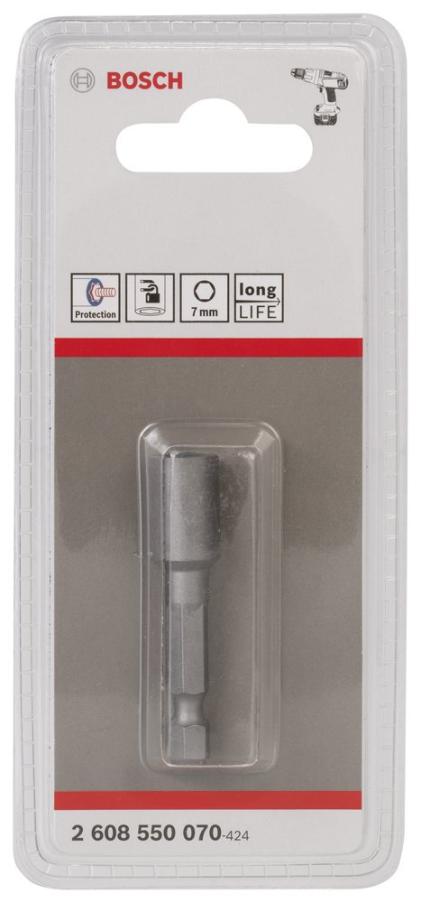 Bosch Hex Şaft Lokma Anahtar Ucu 50*7,0 mm M4