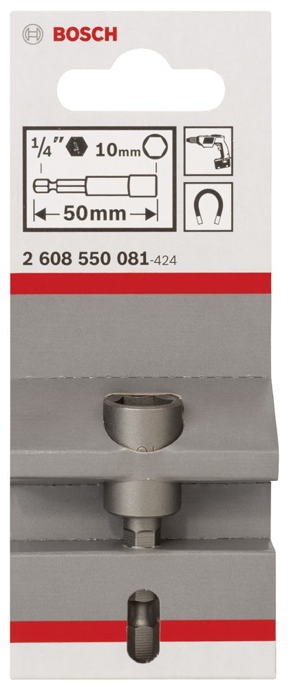 Bosch Hex Şaft Lokma Anahtar Ucu 50*10 mm M6