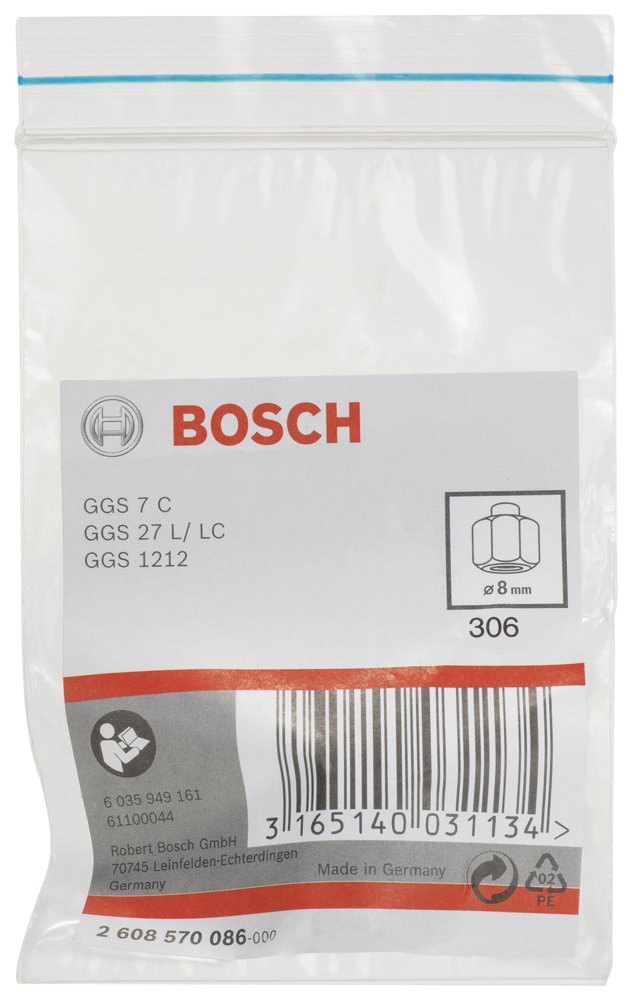 Bosch Penset Ø8mm Somunlu GGS7C/27L/LC/1212…
