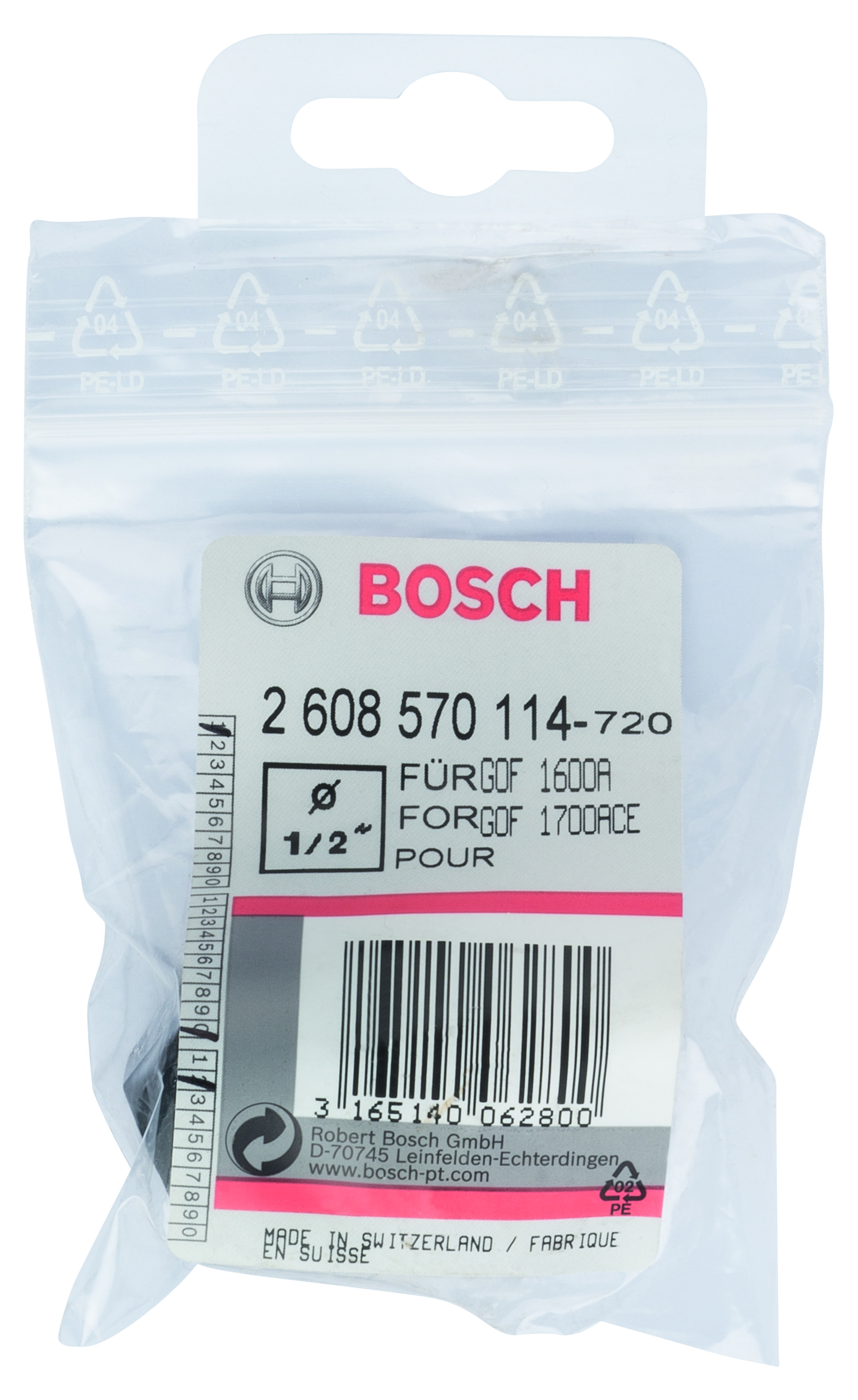 Bosch Freze Uyumlu Penset/Somun Ø1/2 27mm