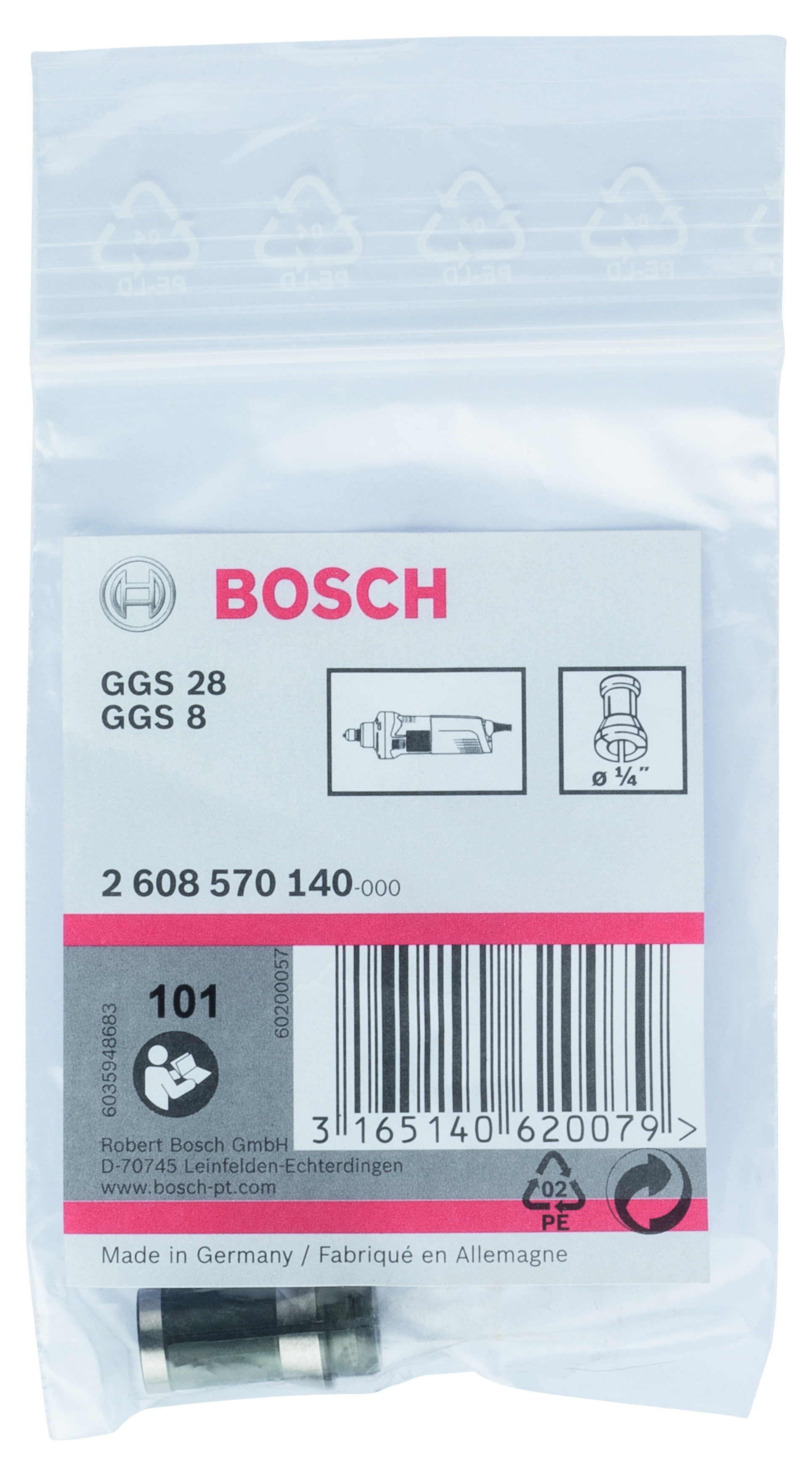 Bosch Penset Ø1/4 Somunsuz GGS8/28…