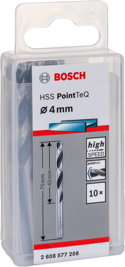 Bosch HSSPointTeQ Metal Matkap Ucu 4,0mm 10 lu