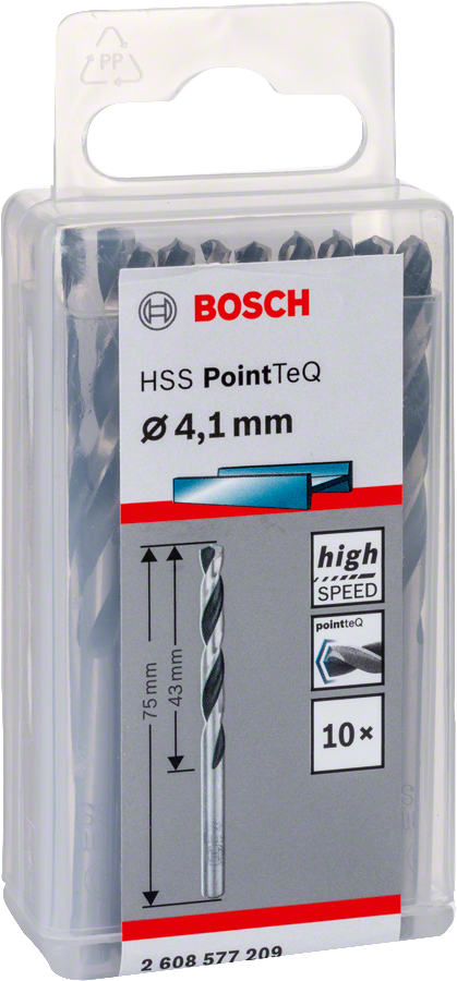 Bosch HSSPointTeQ Metal Matkap Ucu 4,1mm 10 lu
