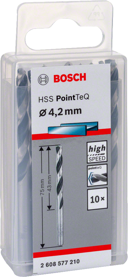 Bosch HSSPointTeQ Metal Matkap Ucu 4,2mm 10 lu