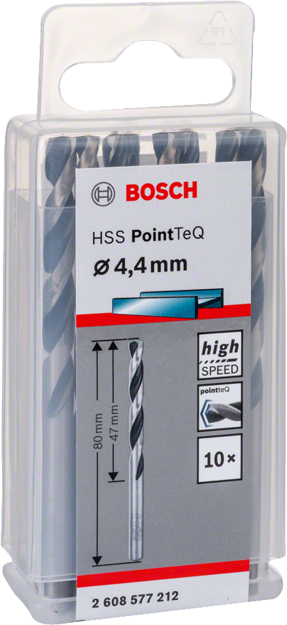 Bosch HSSPointTeQ Metal Matkap Ucu 4,4mm 10 lu