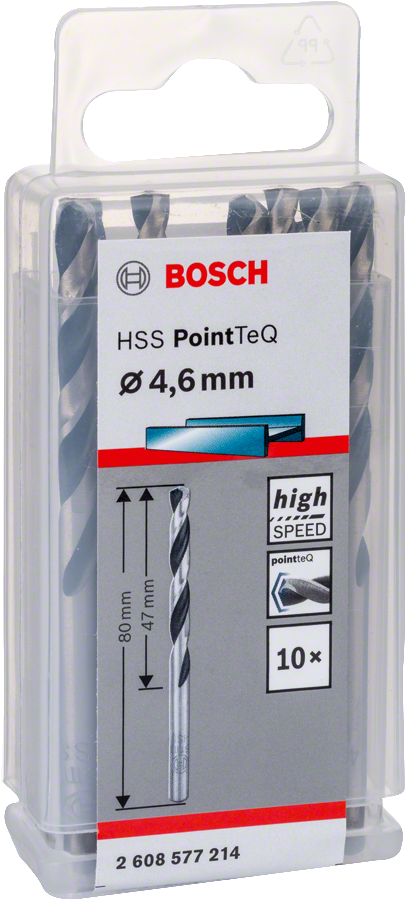 Bosch HSSPointTeQ Metal Matkap Ucu 4,6mm 10 lu