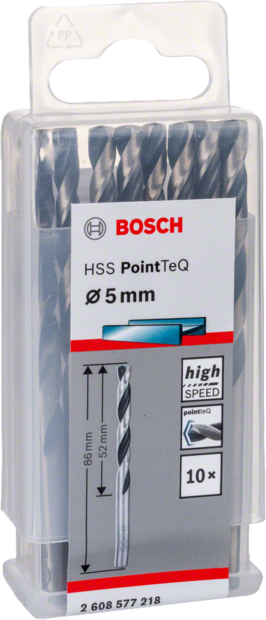Bosch HSSPointTeQ Metal Matkap Ucu 5,0mm 10 lu