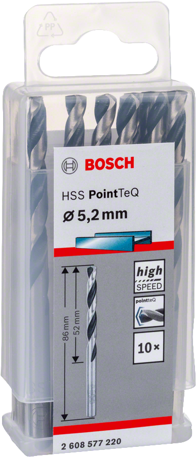 Bosch HSSPointTeQ Metal Matkap Ucu 5,2mm 10 lu