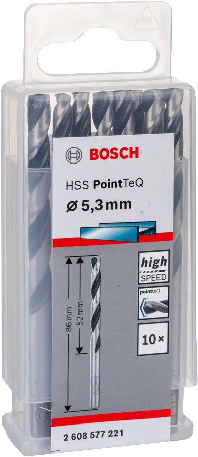 Bosch HSSPointTeQ Metal Matkap Ucu 5,3mm 10 lu