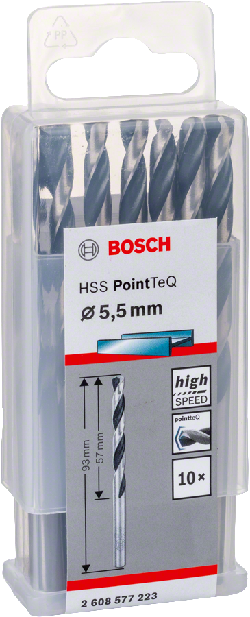 Bosch HSSPointTeQ Metal Matkap Ucu 5,5mm 10 lu