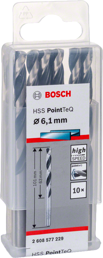 Bosch HSSPointTeQ Metal Matkap Ucu 6,1mm 10 lu