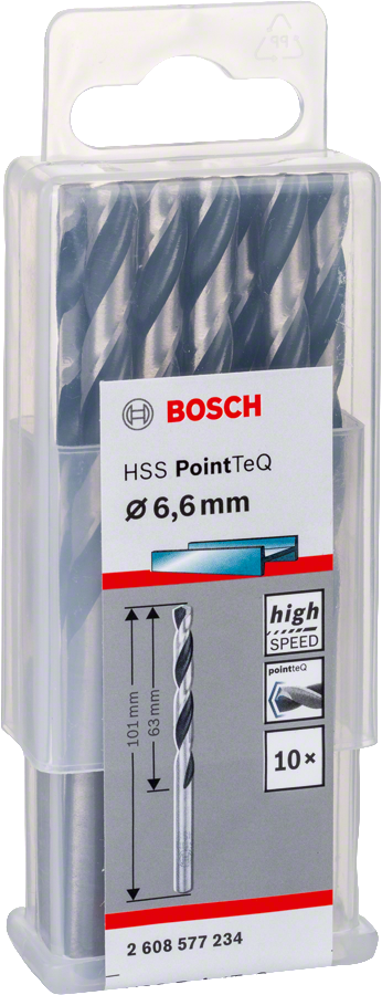 Bosch HSSPointTeQ Metal Matkap Ucu 6,6mm 10 lu