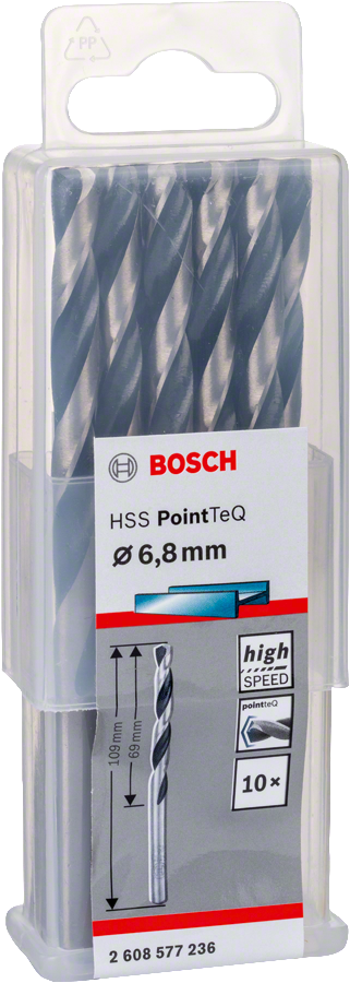 Bosch HSSPointTeQ Metal Matkap Ucu 6,8mm 10 lu