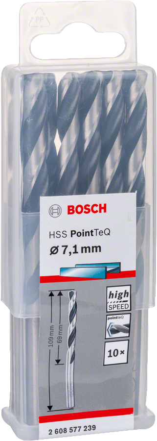 Bosch HSSPointTeQ Metal Matkap Ucu 7,1mm 10 lu