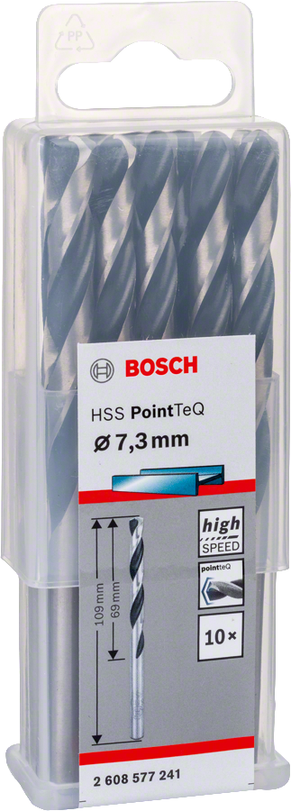 Bosch HSSPointTeQ Metal Matkap Ucu 7,3mm 10 lu