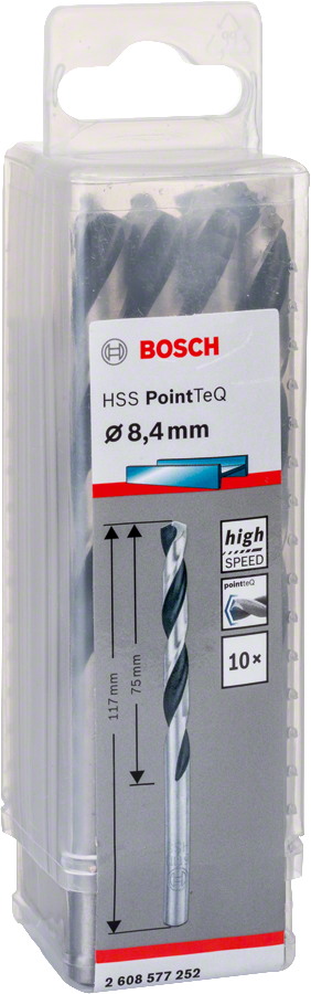 Bosch HSSPointTeQ Metal Matkap Ucu 8,4mm 10 lu