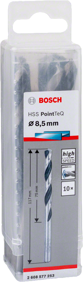 Bosch HSSPointTeQ Metal Matkap Ucu 8,5mm 10 lu