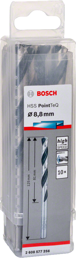 Bosch HSSPointTeQ Metal Matkap Ucu 8,8mm 10 lu