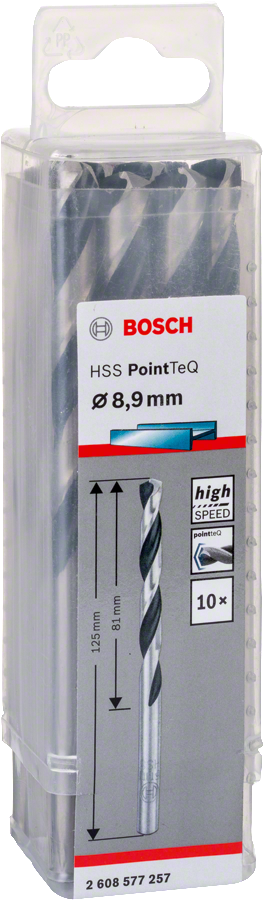 Bosch HSSPointTeQ Metal Matkap Ucu 8,9mm 10 lu