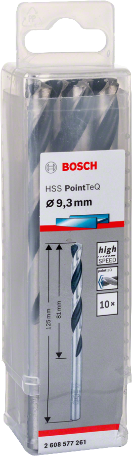 Bosch HSSPointTeQ Metal Matkap Ucu 9,3mm 10 lu