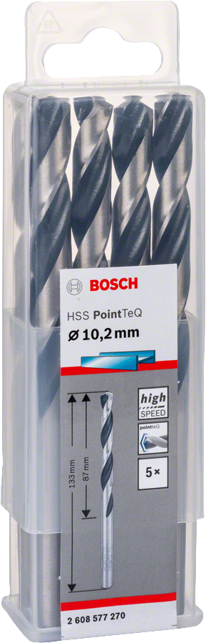 Bosch HSSPointTeQ Metal Matkap Ucu 10,2mm 5 li