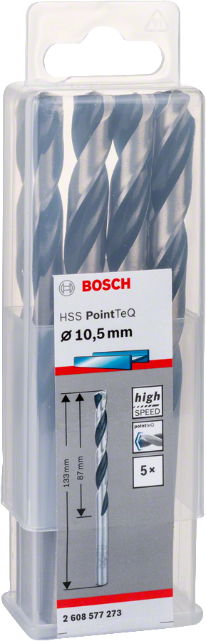 Bosch HSSPointTeQ Metal Matkap Ucu 10,5mm 5 li