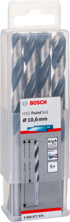 Bosch HSSPointTeQ Metal Matkap Ucu 10,6mm 5 li