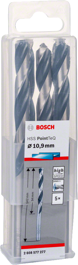 Bosch HSSPointTeQ Metal Matkap Ucu 10,9mm 5 li