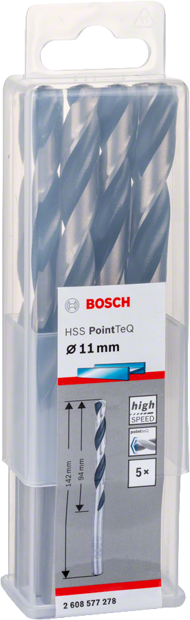 Bosch HSSPointTeQ Metal Matkap Ucu 11,0mm 5 li