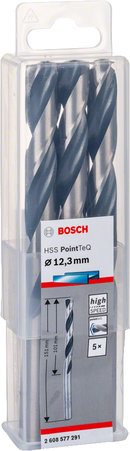 Bosch HSSPointTeQ Metal Matkap Ucu 12,3mm 5 li